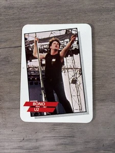 1985 1. Serie AGI Rockstar Konzertkarten Bono U2 #42 - Bild 1 von 2