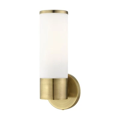 Used Livex Lighting 16561-01 Lindale - 1 Light ADA Wall Sconce In Nautical - Image 1 of 4