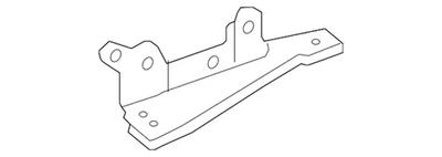 Suporte de dobradiça de capô genuíno Mercedes-Benz esquerda OE 2048801128 - Imagem 1 de 4