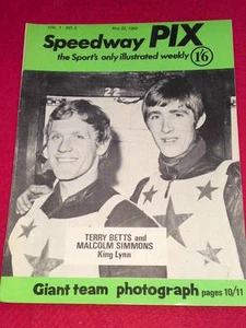 SPEEDWAY PIX - TERRY BETTS - May 23 1969 Vol 1 # 5 - Picture 1 of 1