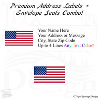 30 Custom Belgium Flag Personalized Address Labels