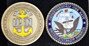 MASTER CHIEF PETTY OFFICER MCPO - Navy Challenge Coin - Bild 1 von 1