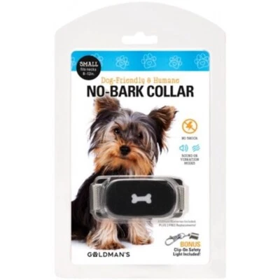 Collar Goldmans apto para perros y humano sin ladridos cuellos de ajuste pequeño 8-12" Foto 1 de 2