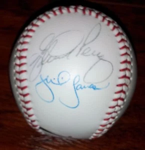 RARE Autographs 1994 Angels 125th Anniversary LOGO Signed BASEBALL SMITH PEREZ+ - Picture 1 of 7