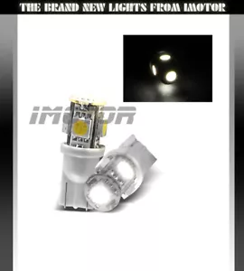 194/168/T10/2825/W5W JDM White 5-SMD LED License Plate/City Light Bulbs LH RH - Picture 1 of 1