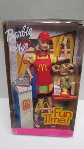 Barbie Und KELLY Mcdonald's Fun Time Puppe Set 2001 Mattel 29395 in OVP - Bild 1 von 8