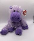 Ty Punkies - Slim The Lilac Hippopotamus 8” With Tag In Plastic Protector