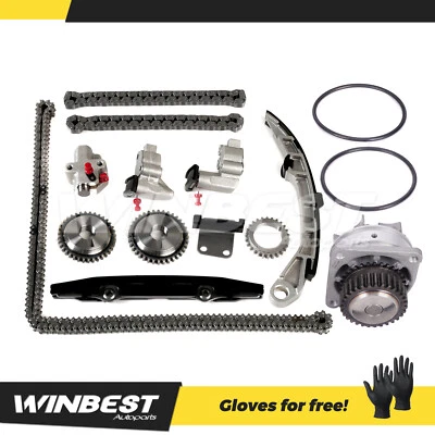 Fit 07-09 Nissan Altima 09-10 Maxima Murano 3.5L Timing Chain Kit Water Pump  - Image 1 of 4
