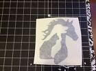 ANIMAL LOVERS Horse Dog Cat Car Sticker Vinyl Cut Graphics Decals For Car