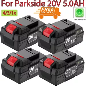 4/2x Para PARKSIDE X20V TEAM Tools Batería 5.0 Ah PLG 20 A1, PLG 20 C3 vatios 20 voltios - Imagen 1 de 14