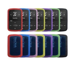 for Sandisk Sansa Clip Jam (SDMX26) Silicone Rubber Gel Bumper Skin Cover Case - Picture 1 of 8