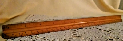 KEUFFEL & ESSER RULER 1621 NY 3 SIDED DRAFTING WOODEN RECTANGULAR SCALING RULE. - Image 1 of 4