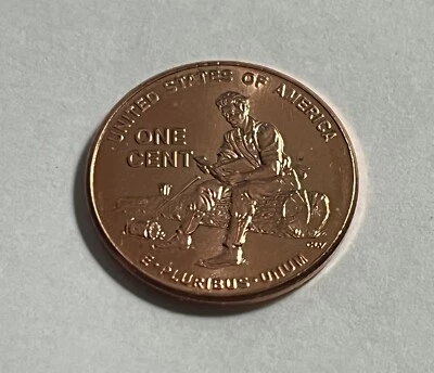 2009 Lincoln Cent LP2 Error WDDR-08 Extra Thumb Error Nice BU/Unc Red Cent - Image 1 of 2