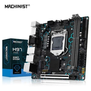 Placa madre H97 STRONG DDR3 LGA 1150 con doble LAN NVME/WiFi M.2 VGA/HDMI/DP/COM - Imagen 1 de 15