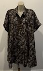 ' Decjuba ' Short Sleeve Tiered Linen Dress - Size Xl -excellent Used Condition.