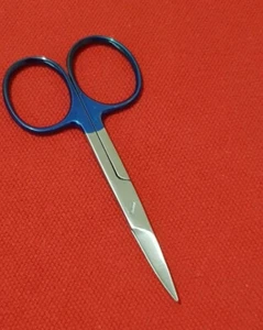 Manicure Nail Scissors Straight 9cm durable long lasting quality stainless steel - Picture 1 of 4