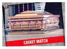 CASKET MATCH 2009 Topps WWE Slam Attax Trading Card