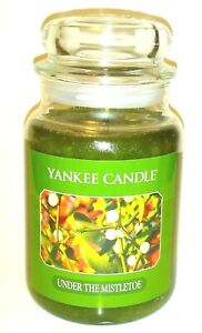 Yankee Candle Under The Mistletoe Large Jar 22 oz new single wick 