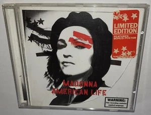 MADONNA AMERICAN LIFE (LTD EDITION) (2003) EX COND AUSTRALIA PRESSED CD + POSTER - Picture 1 of 2