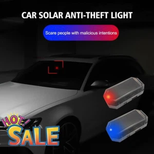 Car Interior Accessories Solar LED Flash Light Anti-theft Safety Warning Light - Picture 1 of 11