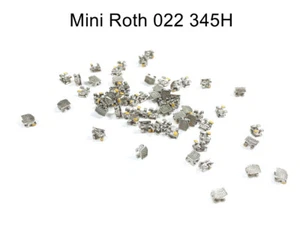 50Pcs Dental Orthodontic Metal Bracket Mini Roth 022 345 Hooks Braces In Bulk - Picture 1 of 5