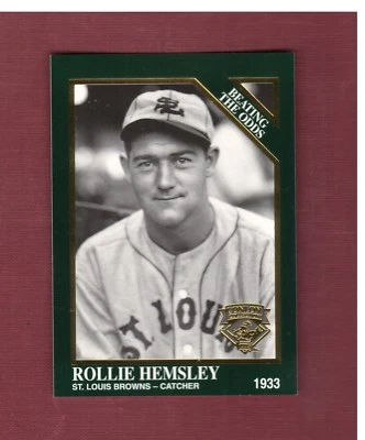 #1420 ROLLIE HEMSLEY, 1933 St. Louis Browns | 1995 Megacards/Conlon Collection - Image 1 of 2