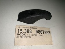 1949 - 1990 GM COAT HOOK HANGER BLACK NOS 9867352
