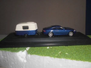 Mailbu Interational Jaguar XK With Caravan #60004-JB - Picture 1 of 6