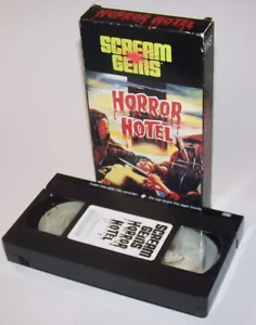 1990 Horror Hotel Scream Gems VHS Video Cassette - Cult Classic - Imagen 1 de 3