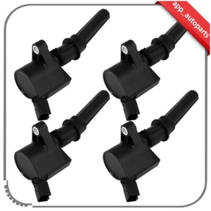 4 Ignition Coils For 2000-2002 Ford E-450 Econoline Super Duty Stripped 6.8L V10 - Picture 1 of 10