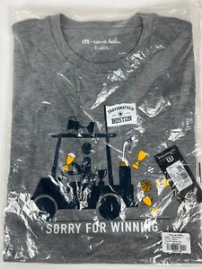 NWT Travis Mathew The Patriot T-Shirt Small Boston Sorry For Winning - Picture 1 of 3