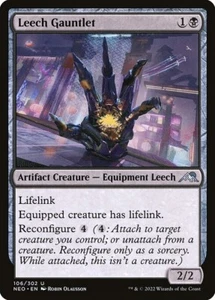 MTG-NM-Kamigawa: Neon Dynasty-Leech Gauntlet-106 - Picture 1 of 1