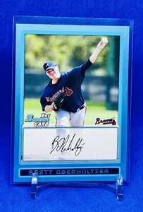2009 Bowman Prospects Blue BRETT OBERHOLTZER #bp75 /500 - Atlanta Braves