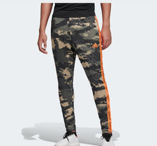 adidas pants orange stripes