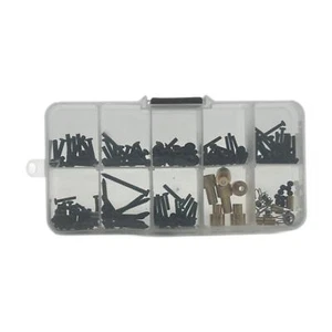 RC Car Screws Update Part Sturdy with Nut, Pin, Wrench with Storage Box DIY Accs - Picture 1 of 4