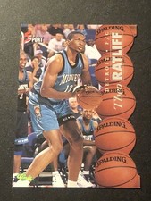 1995 Classic 5 Sport Silver Die-Cut Theo Ratliff #16 Rookie RC