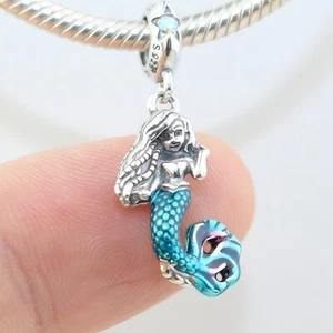 Authentic Pandora Silver Disney The Little Mermaid Ariel Charm 792695C01 - Picture 1 of 3