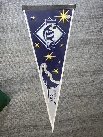 Tampa Bay Rays MLB Baseball team 30 x 12 Felt Pennant, made in USA Cover