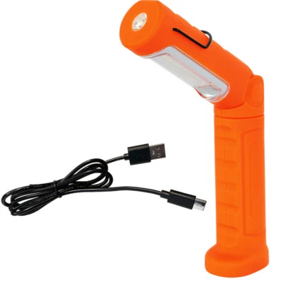 Kunzer Arbeitsleuchte PL-023.2 orange COB LED USB-C Werkstattlampe Li-Ion - Bild 1 von 4
