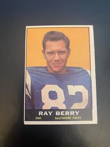 1961 TOPPS FOOTBALL #4 RAYMOND BERRY!! (N) $1 SHIPPING!! - Picture 1 of 2
