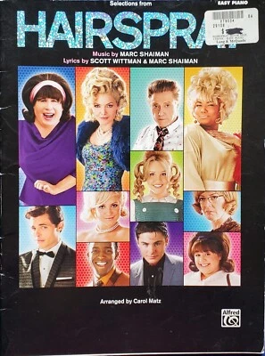Hair Spray The Movie Easy Piano Vocal Guitar Sheet Music Book g6 - Image 1 of 4