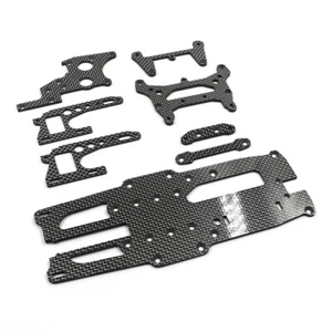 Yeah Racing KYOP-S03BK/S Carbon Set for Kyosho Optima Pro - Picture 1 of 12
