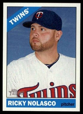 2015 Topps Heritage #378 Ricky Nolasco Minnesota Twins - Image 1 of 2