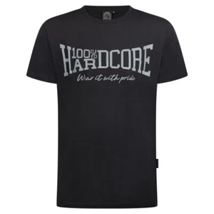Camiseta 100% HARDCORE "Essential" | Negra Reflectante ❌ OFERTA ❌ UPE 34,99 € - Imagen 1 de 4