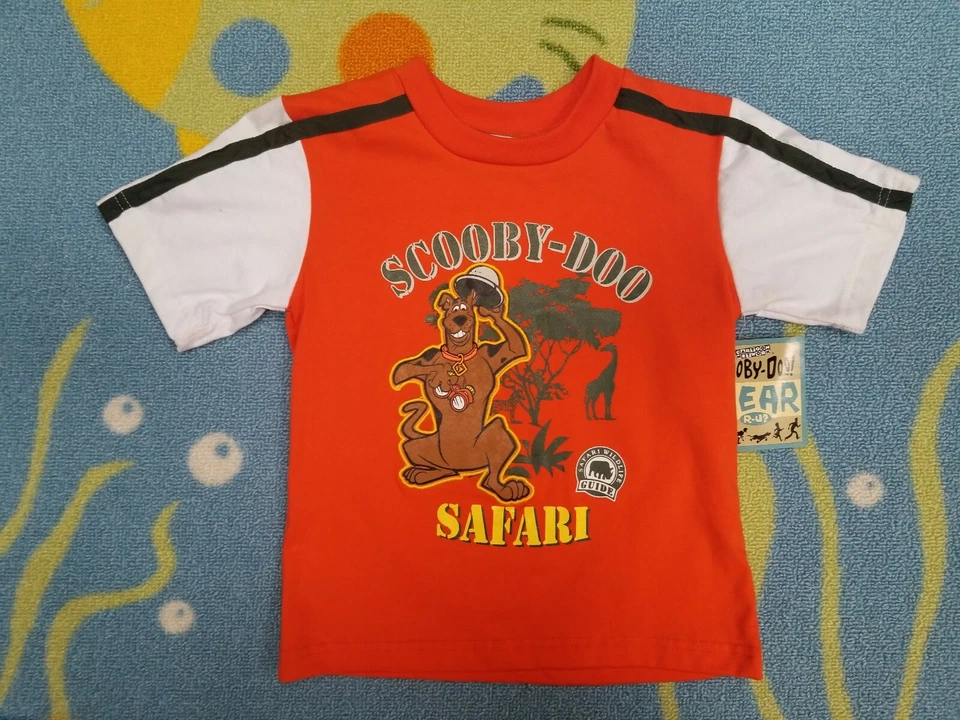 Scooby Doo Shirt 1pc Boys Size 4/5 Orange Safari Cartoon Network New - Image 1 of 1