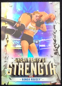 Refractor Ronda Rousey 2021 Topps cromado WWE - Imagen 1 de 2