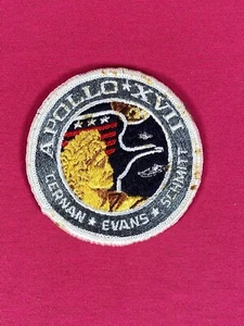 RARE APOLLO XVII MISSION Patch CERNAN EVANS SCHMITT -Cape Kennedy Medals NASA 3” - Picture 1 of 1