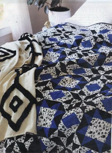 BLACK AND WHITE + ONE QUILT PATTERN - Picture 1 of 1