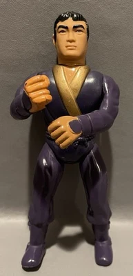 1984 Remco Secret of The Ninja Purple Action Figure  Arm Action Works - Image 1 of 4