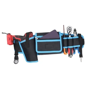 Adjustable Waterproof Tool Waist Bag Five Pockets for Electricians and Plumbers - Picture 1 of 11